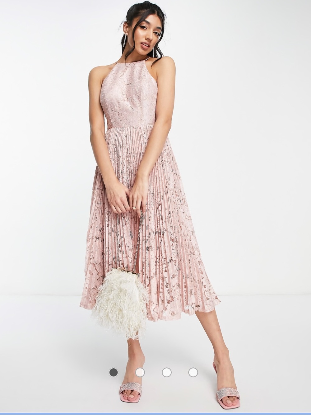 ASOS Pinny Midi dress
